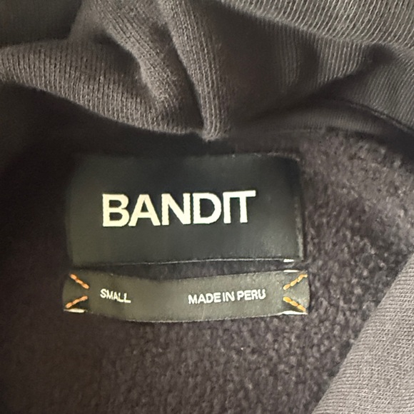 Bandit Black Cropped Hoodie Sweater - Women - Picture 3 of 5